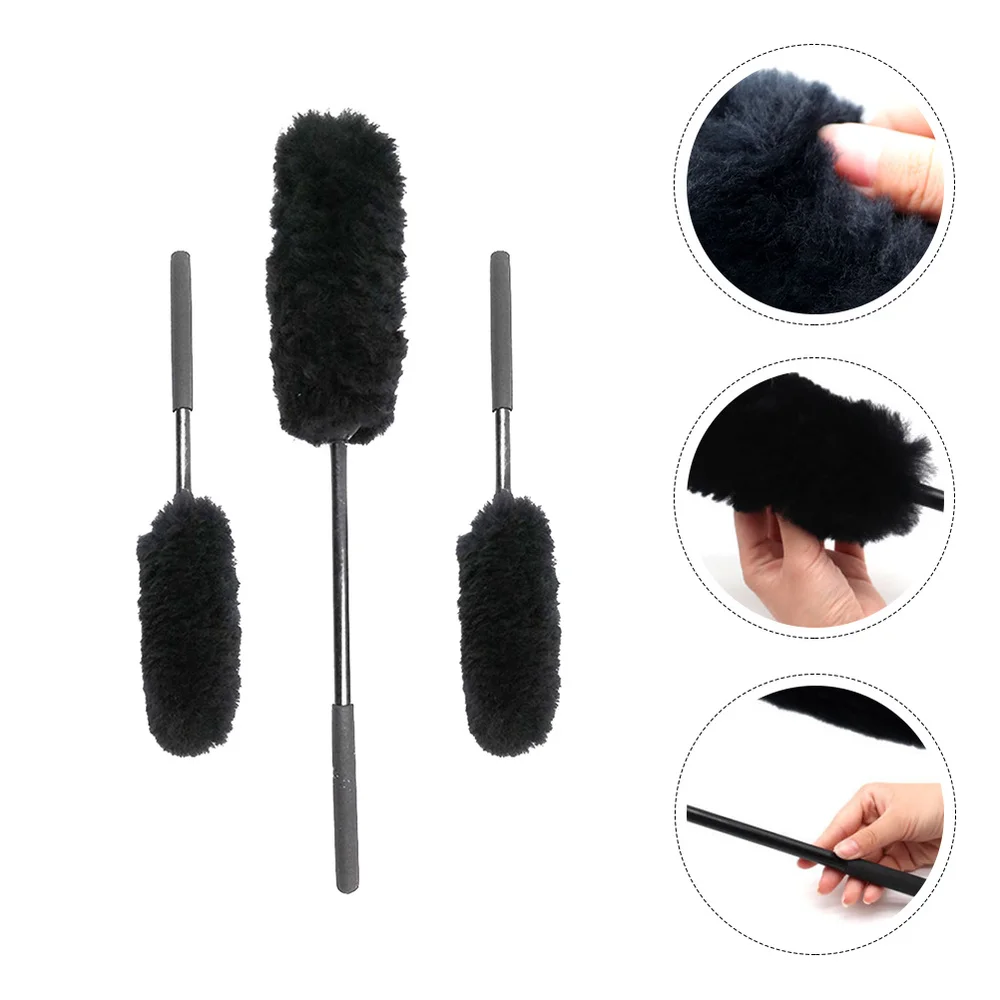 3Pcs Car Wheel Rim Cleaning Brush Wheel Woollies Brush Stick Tool (Black)
3Pcs Car Wheel Rim Cleaning Brush Wheel Woollies Brush Stick Tool (Black)