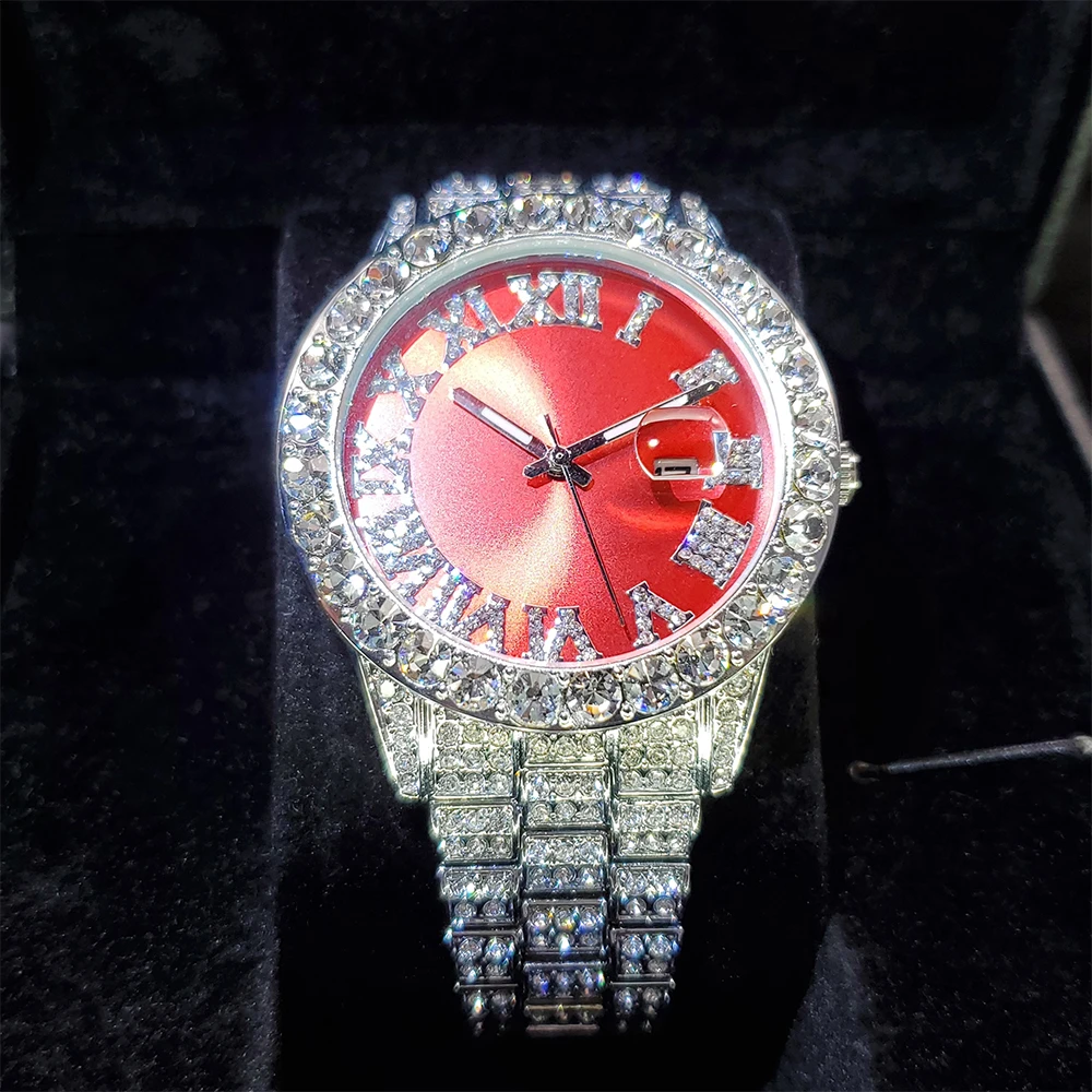 Hip Hop MISSFOX Fully Iced Out Men Watches Streetwear Top Brand Luxury Date Business Quartz Wristwatches Street Style Male Watch
Hip Hop MISSFOX Fully Iced Out Men Watches Streetwear Top Brand Luxury Date Business Quartz Wristwatches Street Style Male Watch