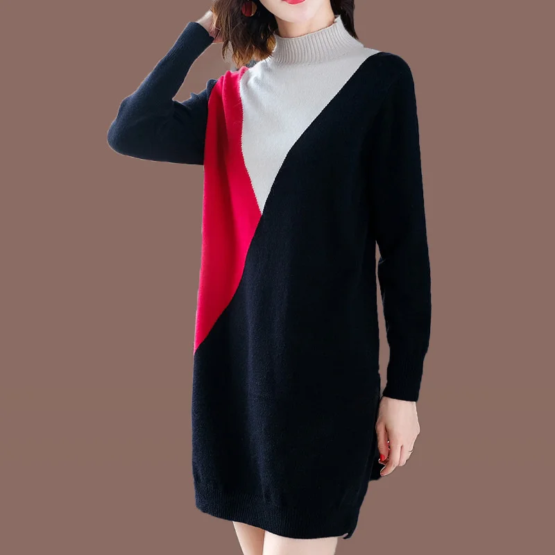 WLLWLP 2021 зимний корейский длинный вязаный свитер большого размера с высоким воротом и длинным рукавом A043
WLLWLP 2021 зимний корейский длинный вязаный свитер большого размера с высоким воротом и длинным рукавом A043