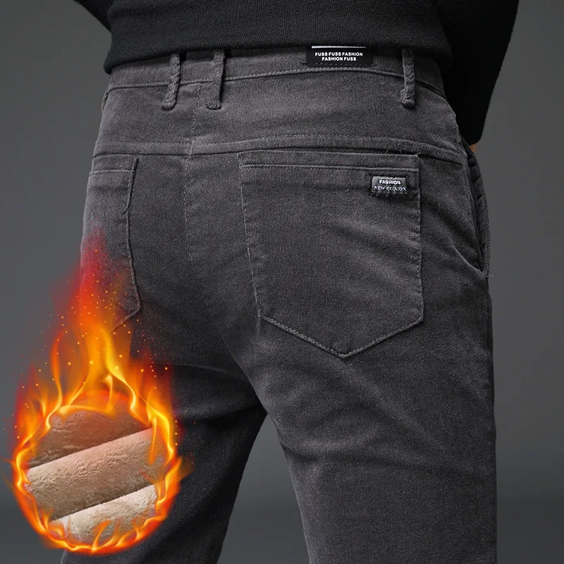 2020 Men Winter Warm Corduroy Pants with Thick Fleece Lining Smart Casual Straight Trouser Slim Fit Top Quality 36 38
2020 Men Winter Warm Corduroy Pants with Thick Fleece Lining Smart Casual Straight Trouser Slim Fit Top Quality 36 38