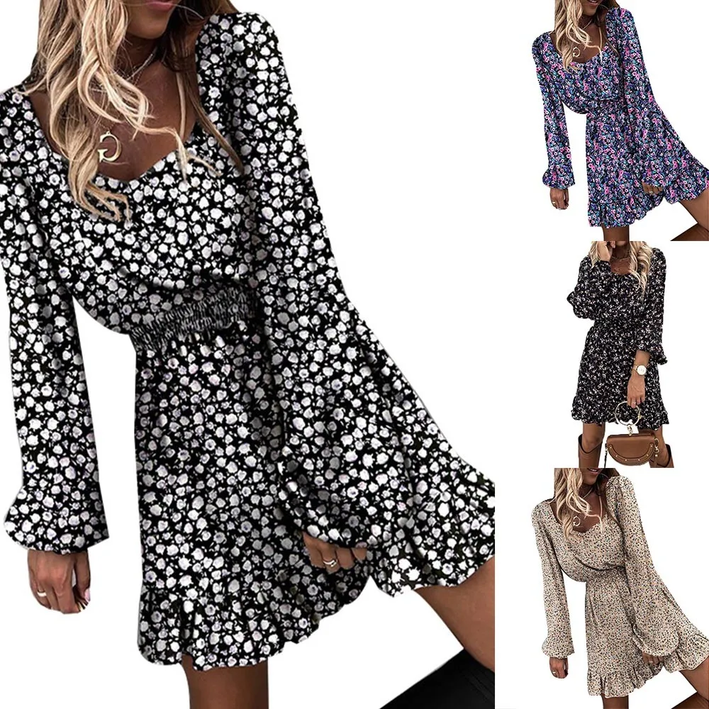 Oversize Women Leopard Print Dress Women Ruffle Long Sleeve Office Skirt Short A-Line Sashes Beach Party Dating Dress Multicolor
Oversize Women Leopard Print Dress Women Ruffle Long Sleeve Office Skirt Short A-Line Sashes Beach Party Dating Dress Multicolor