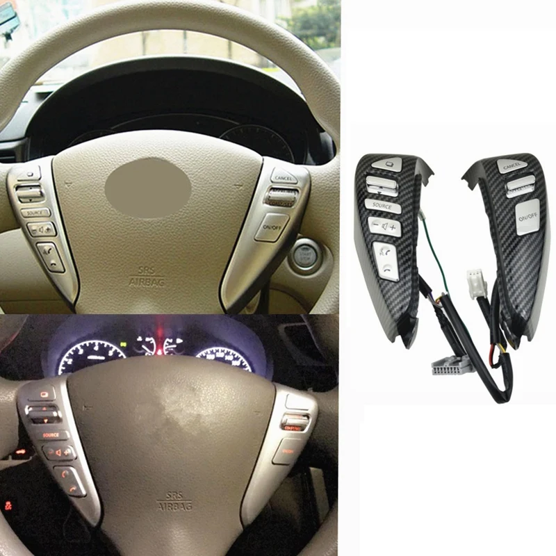 Кнопки управления круиз-контролем на руль 25550-3DA6A для Nissan,TIIDA,SENTRA,Livina,SUNNY,ALMERA,VERSA
Кнопки управления круиз-контролем на руль 25550-3DA6A для Nissan,TIIDA,SENTRA,Livina,SUNNY,ALMERA,VERSA