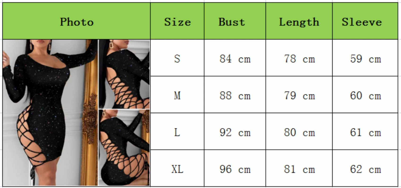 Women Sexy Evening Party Club Dress Solid Color Shiny Long Sleeve Hollow Out Bandage Round Neck Mini Short Dress Hot Sale
Women Sexy Evening Party Club Dress Solid Color Shiny Long Sleeve Hollow Out Bandage Round Neck Mini Short Dress Hot Sale