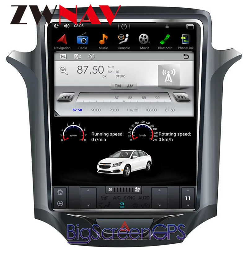Android 9 Vertical Tesla For CHEVROLET CRUZE 2013-2017 Auto IPS Screen PX6 DSP Car DVD GPS Multimedia Player Radio Audio
Android 9 Vertical Tesla For CHEVROLET CRUZE 2013-2017 Auto IPS Screen PX6 DSP Car DVD GPS Multimedia Player Radio Audio