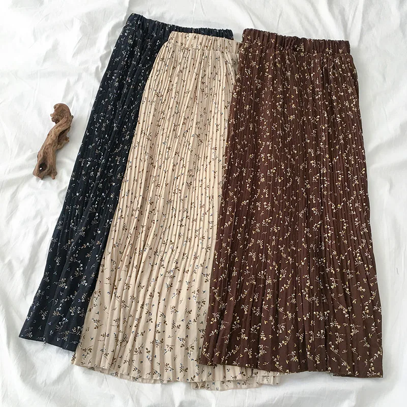 Women Fashion Skirts 2020 Spring Women's Skirt Mid-Long High Waist Floral Chiffon Skirt Autumn Winter Base Skirt A-line Skirt
Women Fashion Skirts 2020 Spring Women's Skirt Mid-Long High Waist Floral Chiffon Skirt Autumn Winter Base Skirt A-line Skirt