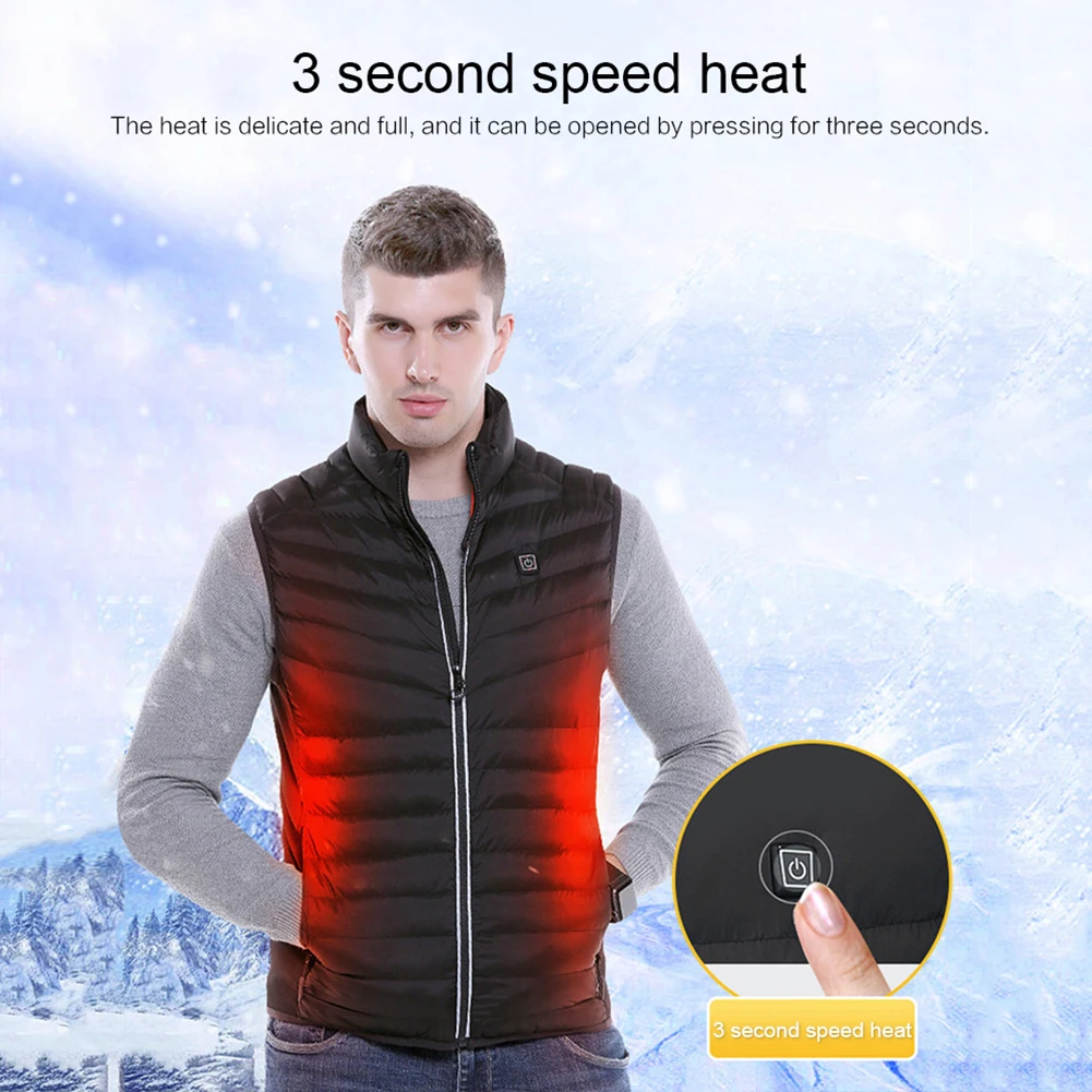 Heated Vest Heating Jacket, USB Heating Vest, Electric Heating Hunting Vest, Men's And Women's Heating Padded Jacket Warmer Coat
Heated Vest Heating Jacket, USB Heating Vest, Electric Heating Hunting Vest, Men's And Women's Heating Padded Jacket Warmer Coat