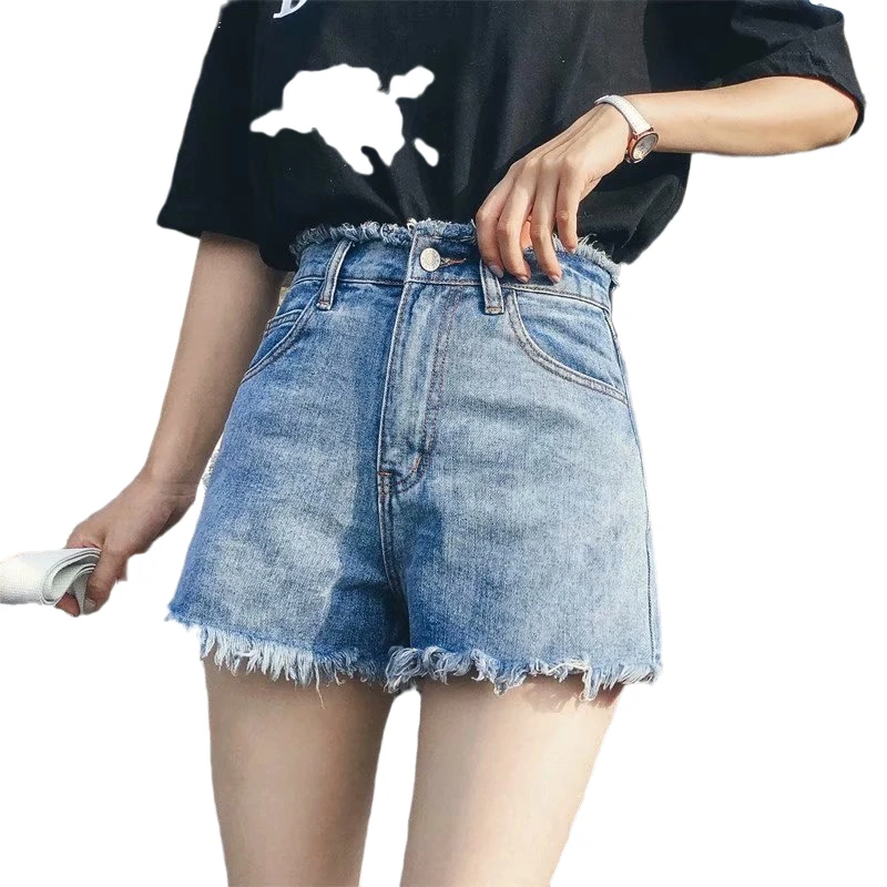 Factory Sale High Waist Short Jeans For Girls Cotton Denim Large Size Women Summer Short Jeans Shorts Women
Factory Sale High Waist Short Jeans For Girls Cotton Denim Large Size Women Summer Short Jeans Shorts Women