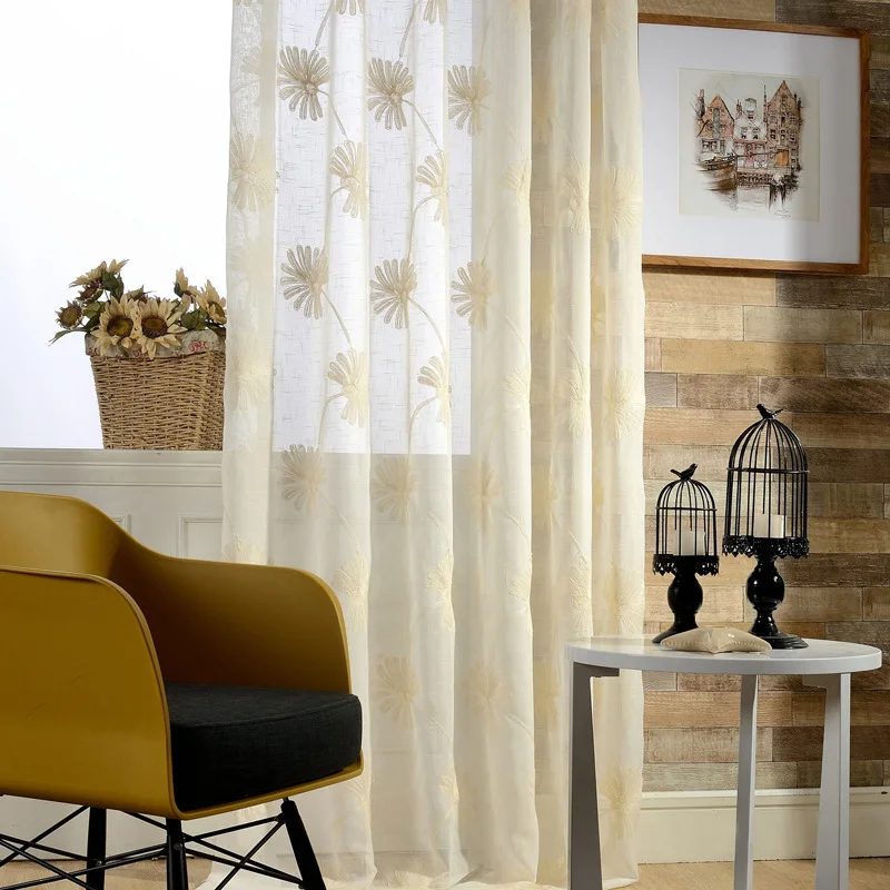 Modern Curtains for Living Dining Room Bedroom Simple White Tulle Curtains Cotton Thread Embroidery Fashion Tulle Customization
Modern Curtains for Living Dining Room Bedroom Simple White Tulle Curtains Cotton Thread Embroidery Fashion Tulle Customization