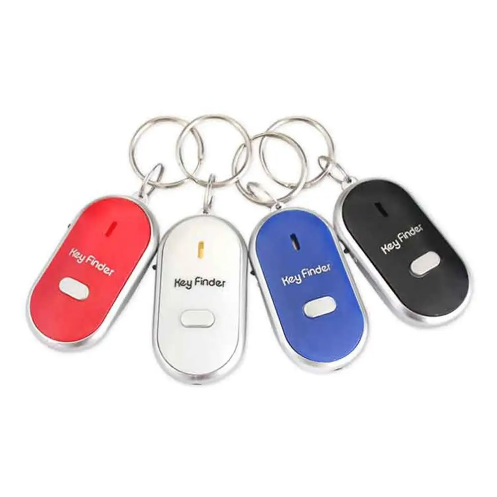 

Key Finder Анти-потерянный смарт-ключ с светодиодный фонарь свисток, ключевой искатель мигающий пищать клавиши трекер аксессуары для локатора