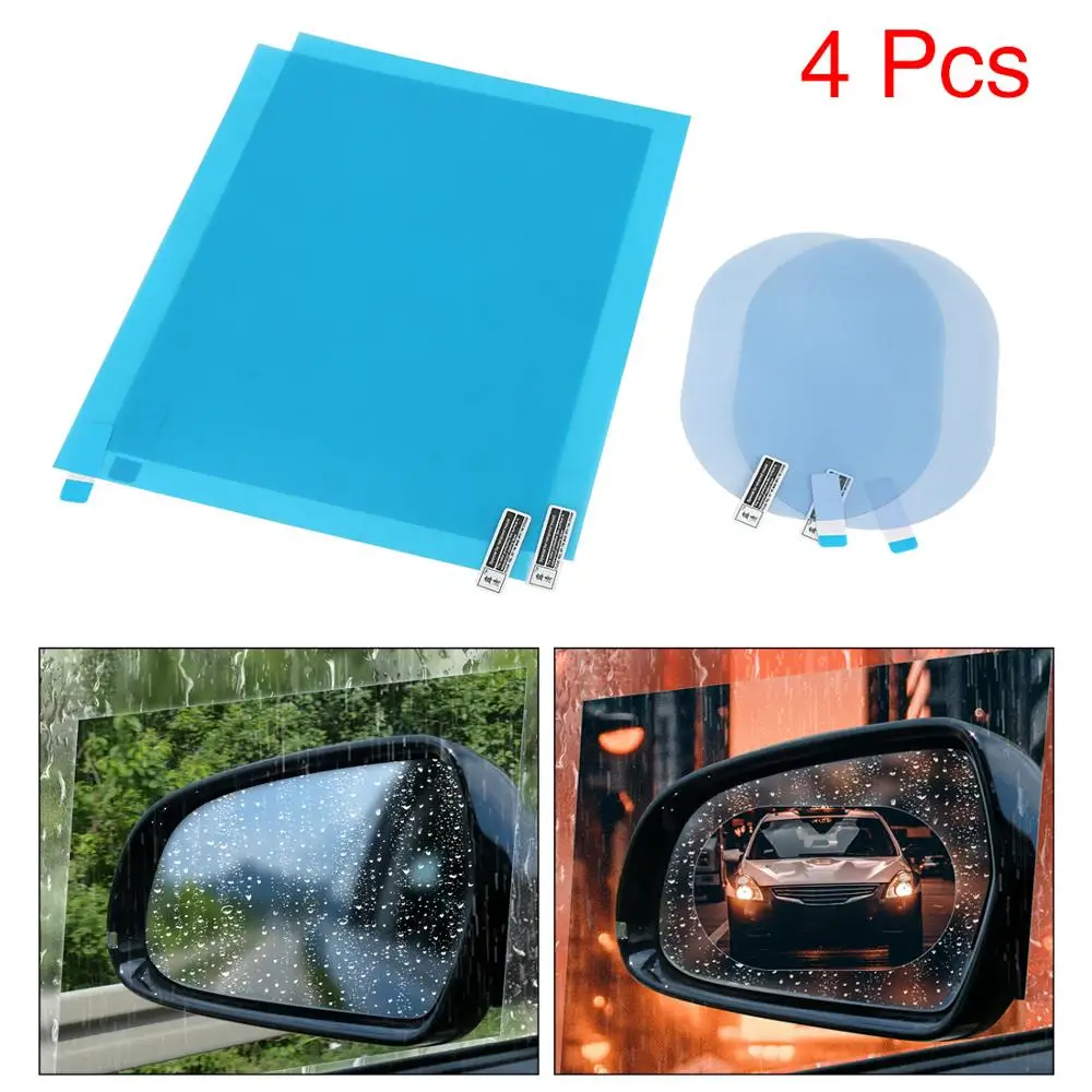 X Autohaux 4pcs Car Anti Rain Anti-glare Waterproof Clear Film Protective Sticker for Rearview Mirror and Side Window
X Autohaux 4pcs Car Anti Rain Anti-glare Waterproof Clear Film Protective Sticker for Rearview Mirror and Side Window