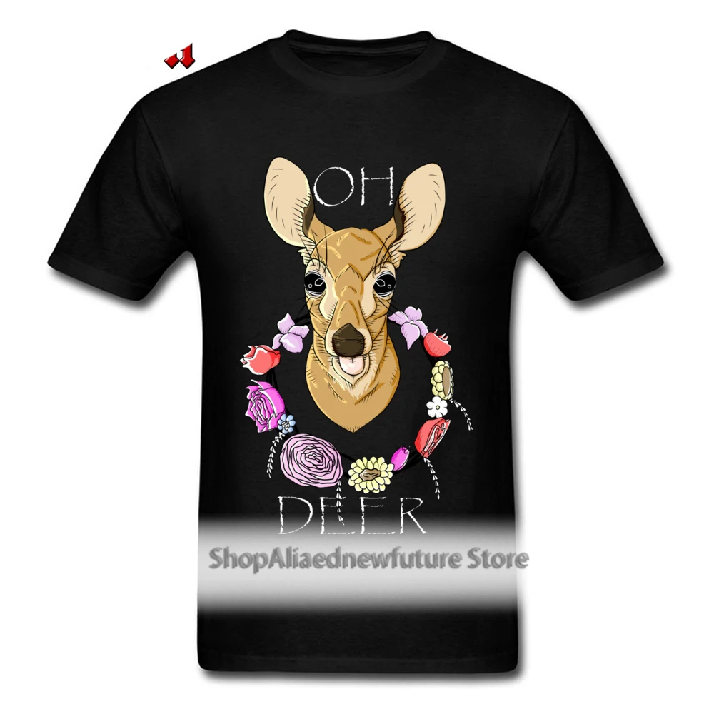 T Shirt Oh Deer T-shirt Men Xmas Gift Tshirt Mens Cartoon Floral Tops Casual Tees Summer Spring Cotton Clothing Black Tshirts
T Shirt Oh Deer T-shirt Men Xmas Gift Tshirt Mens Cartoon Floral Tops Casual Tees Summer Spring Cotton Clothing Black Tshirts