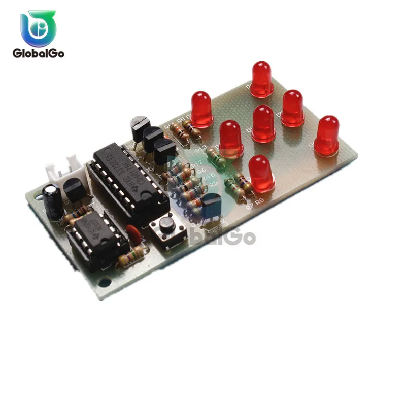 Electronic DIY Kit NE555 CD4017 DIY Kit 5mm Red LEDs 4.5-5V ICSK057A Electronic Fun DIY Kit
Electronic DIY Kit NE555 CD4017 DIY Kit 5mm Red LEDs 4.5-5V ICSK057A Electronic Fun DIY Kit