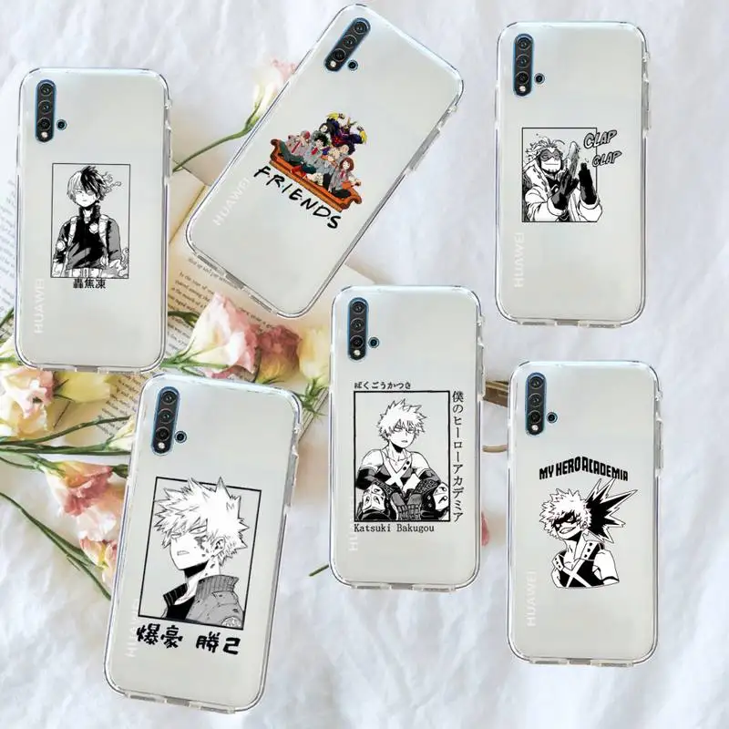 deku bakugou Boku no Hero Academia Phone Case Transparent for Huawei honor P mate 40 20 30 10 50 i 9 x mate pro lite 8a
deku bakugou Boku no Hero Academia Phone Case Transparent for Huawei honor P mate 40 20 30 10 50 i 9 x mate pro lite 8a