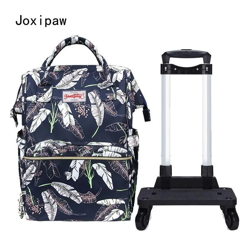 Luggage Bag Travel Duffle Trolley Bag Rolling Suitcase Trolley Women Men Travel Bags with Wheel Carry-On Bag