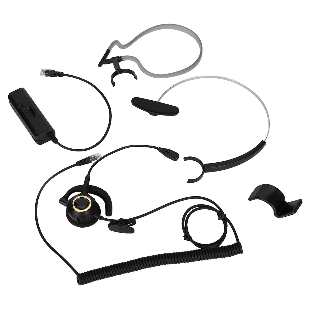H1000-RJ9 Crystal Head Noise Cancelling Call Center Headset Telephone Headphone(With Adapter)
H1000-RJ9 Crystal Head Noise Cancelling Call Center Headset Telephone Headphone(With Adapter)