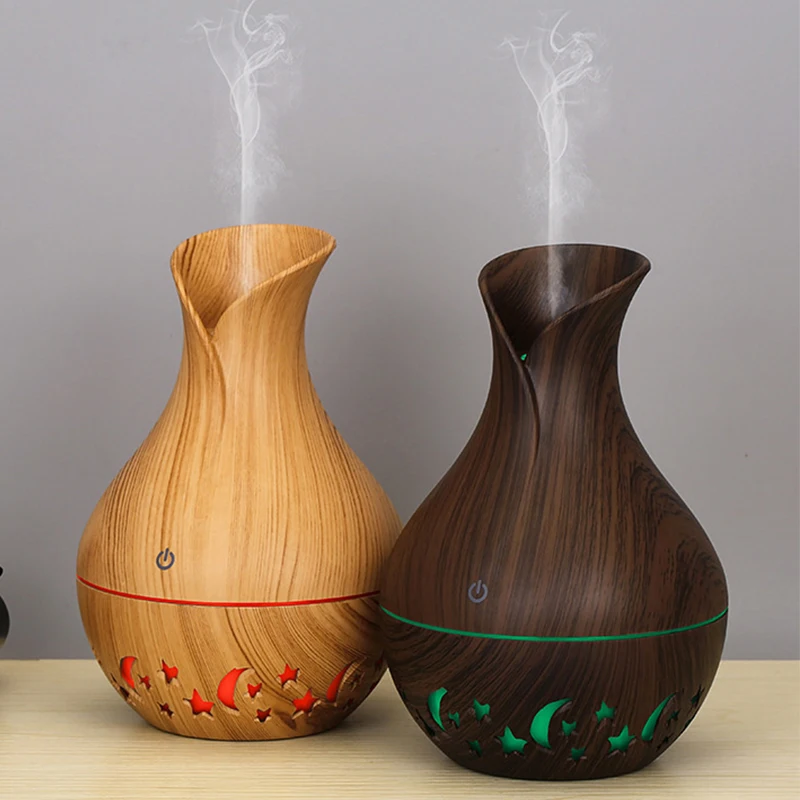 USB Electric Air Humidifier Mini Wood Grain Aroma Diffuser Essential Oil Aromatherapy Cool Mist Maker With LED Use For Home
USB Electric Air Humidifier Mini Wood Grain Aroma Diffuser Essential Oil Aromatherapy Cool Mist Maker With LED Use For Home