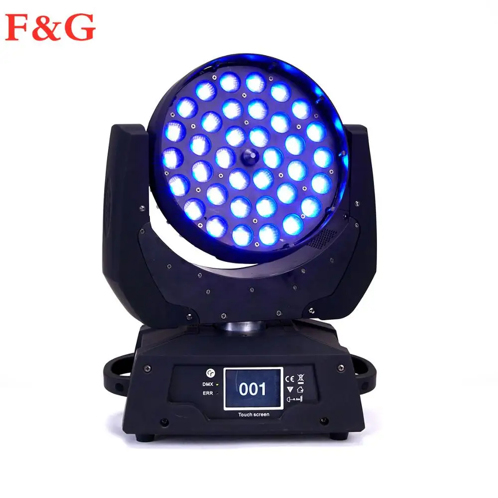 F&GLED Par Zoom Wash Moving Head Light 36x18W 6IN1 DMX Touch Screen LED Stage Light Lighting RGBWA for DJ Party KTV Disco And Cl
F&GLED Par Zoom Wash Moving Head Light 36x18W 6IN1 DMX Touch Screen LED Stage Light Lighting RGBWA for DJ Party KTV Disco And Cl