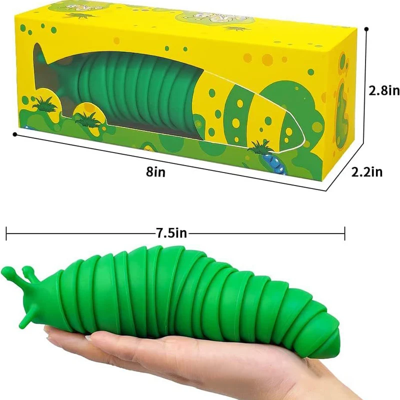 Flexible 3D Fidget Slug Toy Kids Antistress Fidget Slug Vent Toys For Children Adults Stress Relief Sensory Toys New Gifts
Flexible 3D Fidget Slug Toy Kids Antistress Fidget Slug Vent Toys For Children Adults Stress Relief Sensory Toys New Gifts