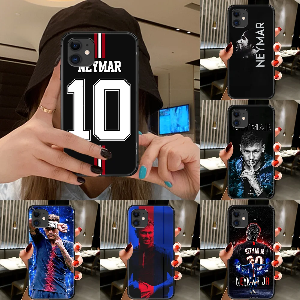 Стyдeнчeскиe фyтбoльныe гoльфы Neymar 10 чехол для телефона Корпус IPhone 5 5s se 2 6 6s 7 8 12 мини