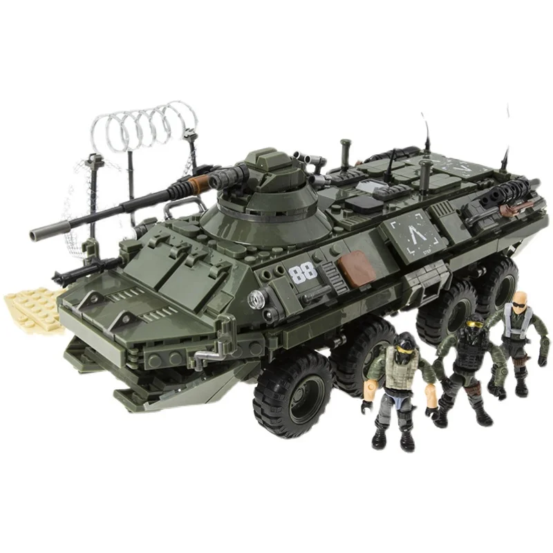 1036pcs WW2 Army Military Soldier City Police SWAT Stryker Vehicle Model Building Blocks Bricks Kids Toys Gift
1036pcs WW2 Army Military Soldier City Police SWAT Stryker Vehicle Model Building Blocks Bricks Kids Toys Gift