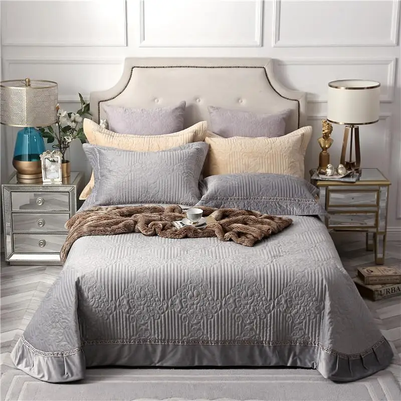 42 Fleece Quilted Bedspread Coverlet Set Ultra Soft Grey Brown Solid color Bed Cover set Queen size Bedspread Pillow shams
42 Fleece Quilted Bedspread Coverlet Set Ultra Soft Grey Brown Solid color Bed Cover set Queen size Bedspread Pillow shams