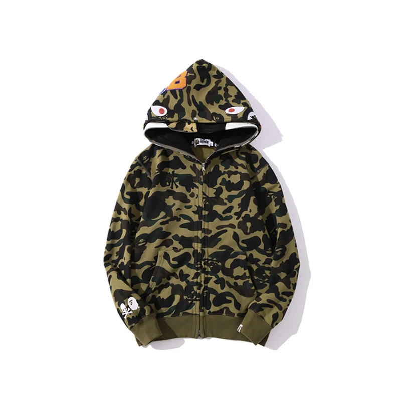 Shark Head Contrasting Color Double Hooded Sweatshirt Green & Yellow M~3XL
Shark Head Contrasting Color Double Hooded Sweatshirt Green & Yellow M~3XL