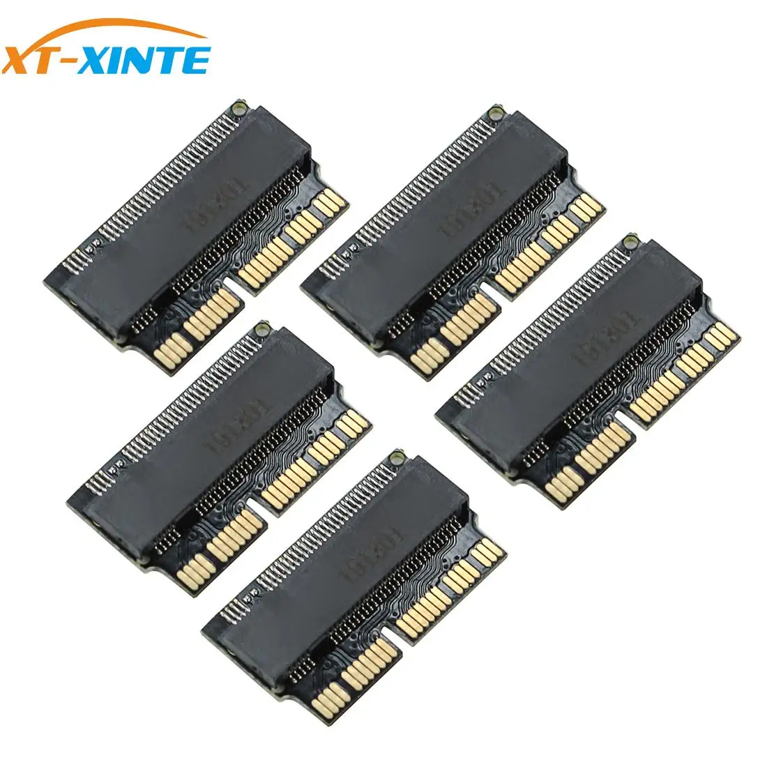 5 шт. адаптер M.2 PCIe M2 на SSD для ноутбука Apple Macbook Air Pro 2013 2014 2015 A1465 A1466 A1502 A1398 PCI-E x4 NVMe |