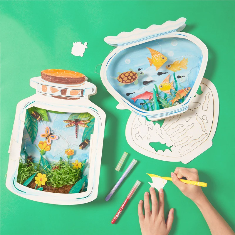 Children Diy Handmade Educational Toys Kindergarten Creative Painting Insect Making Material Package Luminous Crafts Fun Gift 
Children Diy Handmade Educational Toys Kindergarten Creative Painting Insect Making Material Package Luminous Crafts Fun Gift