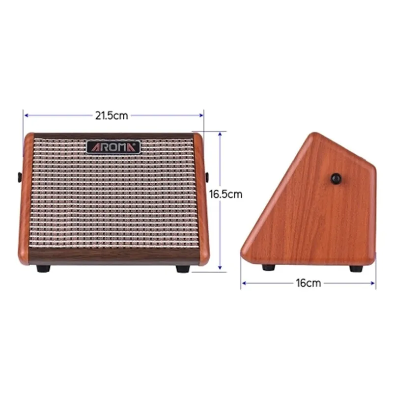 AROMA AG-15A 15W Acoustic Guitar Speaker Guitar Amplifier Amp Built-in Rechargeable Battery with Microphone Interface
AROMA AG-15A 15W Acoustic Guitar Speaker Guitar Amplifier Amp Built-in Rechargeable Battery with Microphone Interface