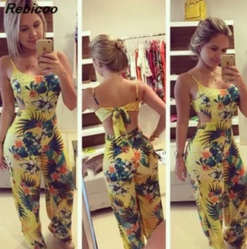 Best selling 2019 women's jumpsuit yellow printed casual thin shoulders bandwidth loose jumpsuit long flower pattern jumpsuit
Best selling 2019 women's jumpsuit yellow printed casual thin shoulders bandwidth loose jumpsuit long flower pattern jumpsuit
