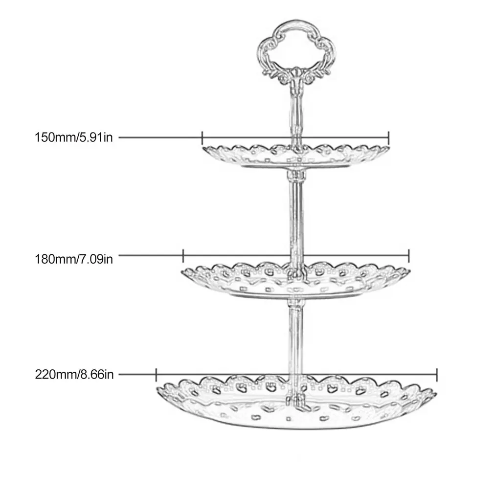 3 Tier Cake Stand Afternoon Tea Wedding Plates Party Tableware New Bakewarex Plastic Tray Display Rack Cake Decorating Tools
3 Tier Cake Stand Afternoon Tea Wedding Plates Party Tableware New Bakewarex Plastic Tray Display Rack Cake Decorating Tools