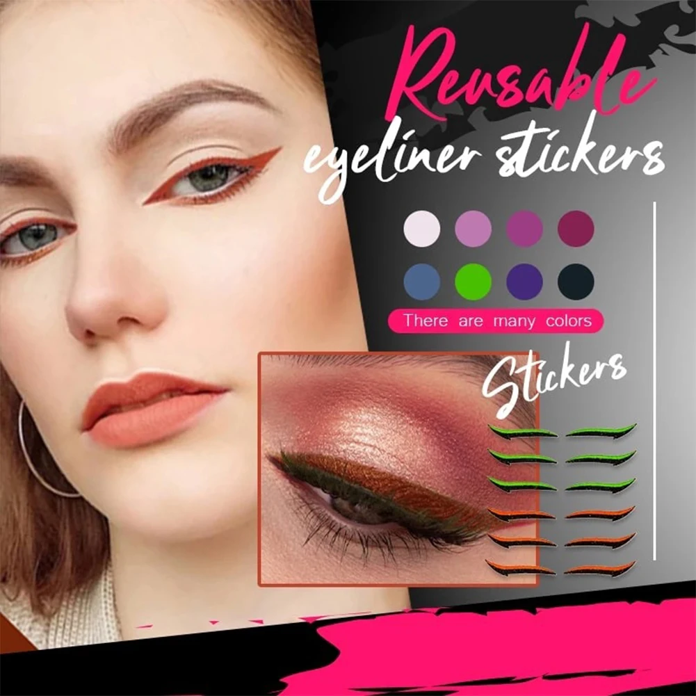 Fashion Woman Eyes Sticker Reusable Waterproof eyeliner stickers Cat Eye Makeup Double Eyelid Sticker Eyeliner Makeup Sticker
Fashion Woman Eyes Sticker Reusable Waterproof eyeliner stickers Cat Eye Makeup Double Eyelid Sticker Eyeliner Makeup Sticker