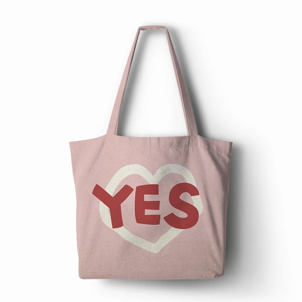 Женская сумка из льна и полиэстера, с двусторонним принтом
Женская сумка из льна и полиэстера, с двусторонним принтом