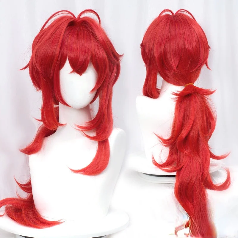Hot Game Genshin Impact Diluc Cosplay Wig High Temperature Resistant Red Pre Styled Synthetic Wig accessories anime decor
Hot Game Genshin Impact Diluc Cosplay Wig High Temperature Resistant Red Pre Styled Synthetic Wig accessories anime decor