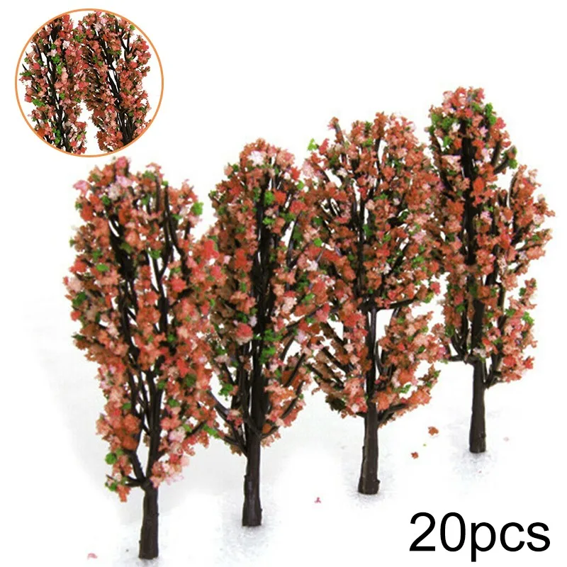 20pcs Plastic Train Layout Model Flower Tree Artificial Miniature Tree Scenery Railroad Decorat Building Landscape Accessoriey
20pcs Plastic Train Layout Model Flower Tree Artificial Miniature Tree Scenery Railroad Decorat Building Landscape Accessoriey