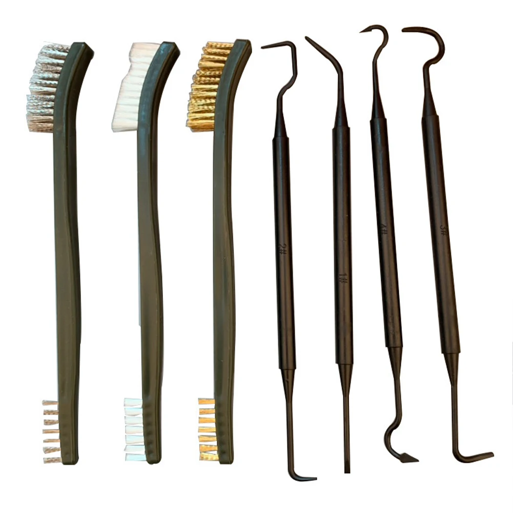 3 Wire Brushes and 4 Nylon Picks Double-headed Pick and Brush Kit Multipurpose Car Interior Detailing Cleaning Tool Accessories
3 Wire Brushes and 4 Nylon Picks Double-headed Pick and Brush Kit Multipurpose Car Interior Detailing Cleaning Tool Accessories