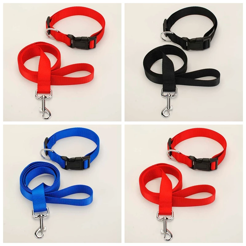 Customizable Solid Color Set of Dog Leashes and Dog Collars, 1 Inch Solid Color Pet Belt
Customizable Solid Color Set of Dog Leashes and Dog Collars, 1 Inch Solid Color Pet Belt