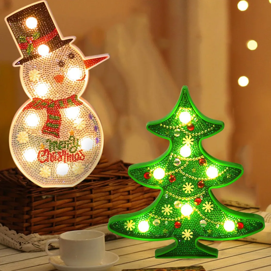 Diamond Painting LED Light 5D Snowman Christmas Tree Decoration Night Light DIY Diamond Mosaic Christmas Gift Craft 2022 New
Diamond Painting LED Light 5D Snowman Christmas Tree Decoration Night Light DIY Diamond Mosaic Christmas Gift Craft 2022 New