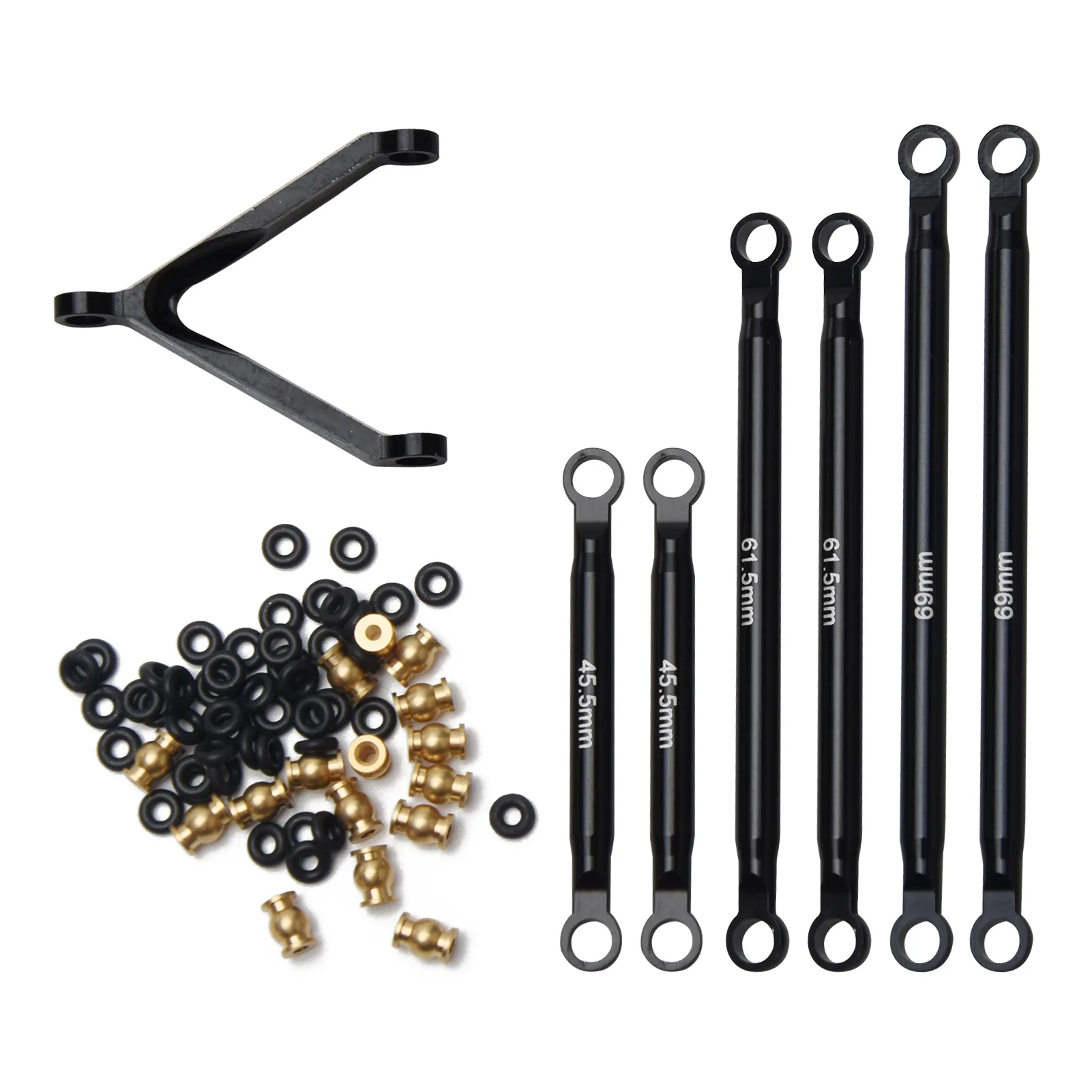 Suspension Set Black Upgrades Tool Practical Easy Install Aluminum 1/24 RC Crawler Car For AXIAL SCX24 AXI90081 AXI00004
Suspension Set Black Upgrades Tool Practical Easy Install Aluminum 1/24 RC Crawler Car For AXIAL SCX24 AXI90081 AXI00004