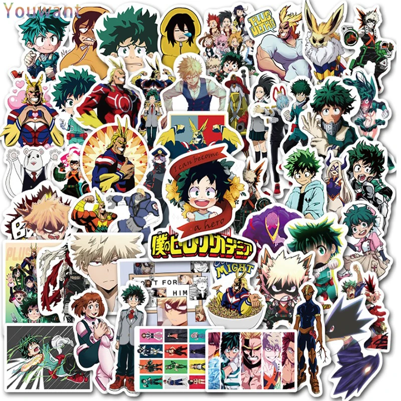 100pcs My Hero Academia Graffti Stickers Laptop Skateboard Lzuku Midoriya Might Boku No Hero Academia Character Anime Sticker
100pcs My Hero Academia Graffti Stickers Laptop Skateboard Lzuku Midoriya Might Boku No Hero Academia Character Anime Sticker