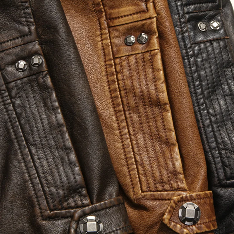 Motorcycle Cycling Jacket Men Leather Jackets Jaqueta De Couro Masculina Windproof Mens PU Leather Coats Jaqueta Couro
Motorcycle Cycling Jacket Men Leather Jackets Jaqueta De Couro Masculina Windproof Mens PU Leather Coats Jaqueta Couro