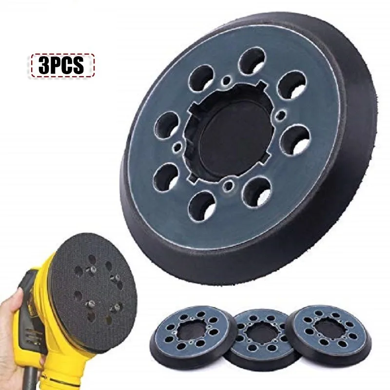 3Pcs Electric Polishing Disc 5 Inch 125mm 8 Hole Sander Pad Hook & Loop For N329079 DWE6423K DWE6421 DEWALT Universal Tray
3Pcs Electric Polishing Disc 5 Inch 125mm 8 Hole Sander Pad Hook & Loop For N329079 DWE6423K DWE6421 DEWALT Universal Tray