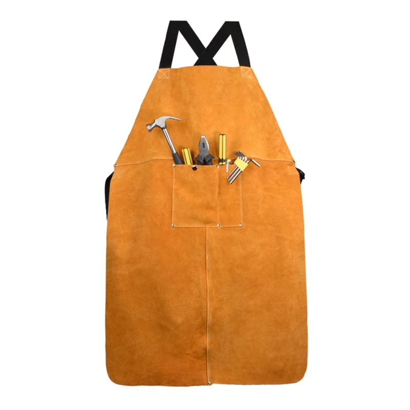 Safety Shop Leather Welding Work Woodworking Apron,Heat&Flame Resistant, Protective Clothing or Safety Apparel for Blacksmith
Safety Shop Leather Welding Work Woodworking Apron,Heat&Flame Resistant, Protective Clothing or Safety Apparel for Blacksmith