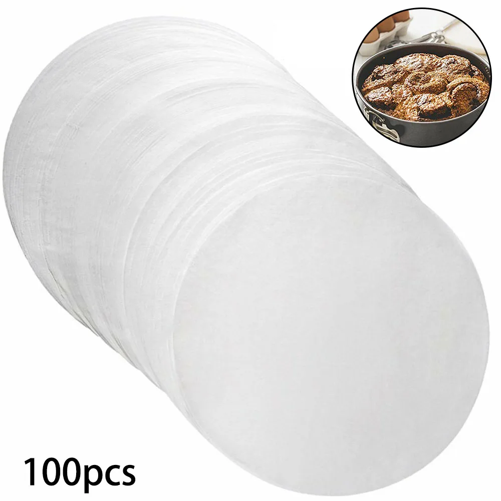 100 PCS Round Parchment Paper Baking Paper Liner, Suitable For Round Cake Pan, Round Cheesecake, Cooking Cooking Non-Stick Bake
100 PCS Round Parchment Paper Baking Paper Liner, Suitable For Round Cake Pan, Round Cheesecake, Cooking Cooking Non-Stick Bake