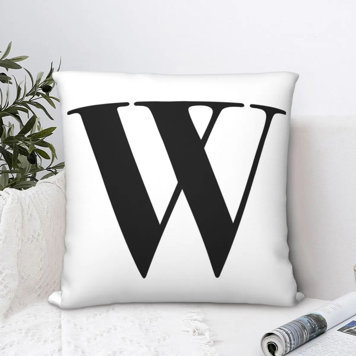 Декоративный Чехол-Подушка с буквой W и именем инициала
Декоративный Чехол-Подушка с буквой W и именем инициала