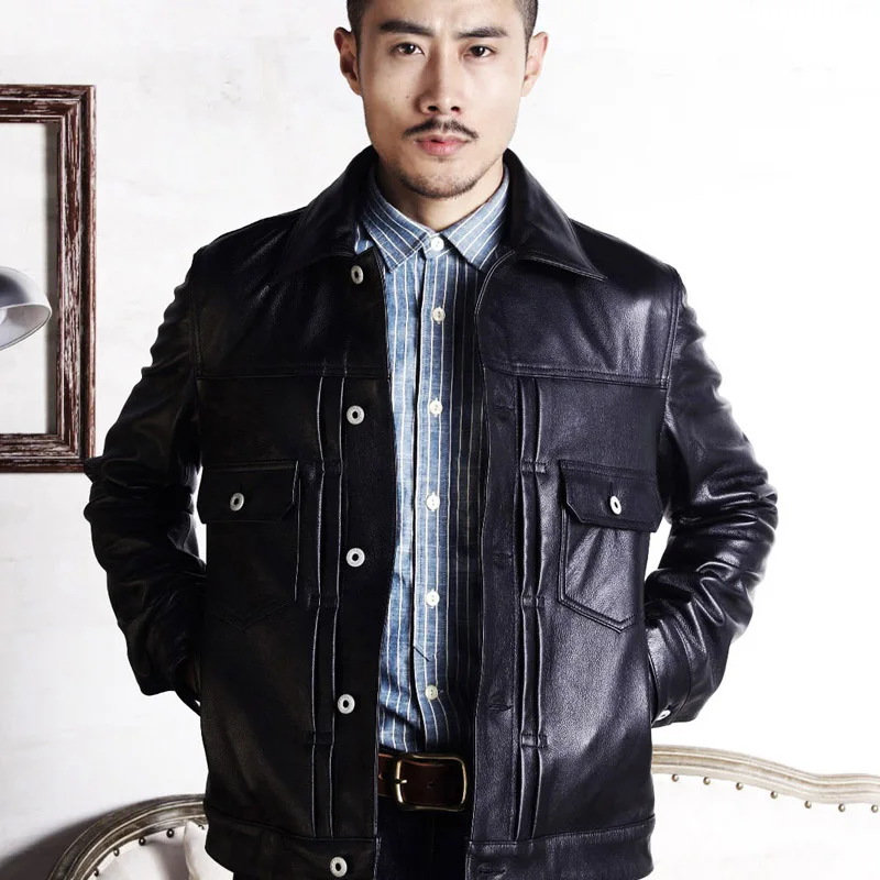 PC-0005 First Layer Cowhide Leather Men's 2021 Winter New Wool Liner Leather Jacket Leather Jacket TYPE II
PC-0005 First Layer Cowhide Leather Men's 2021 Winter New Wool Liner Leather Jacket Leather Jacket TYPE II