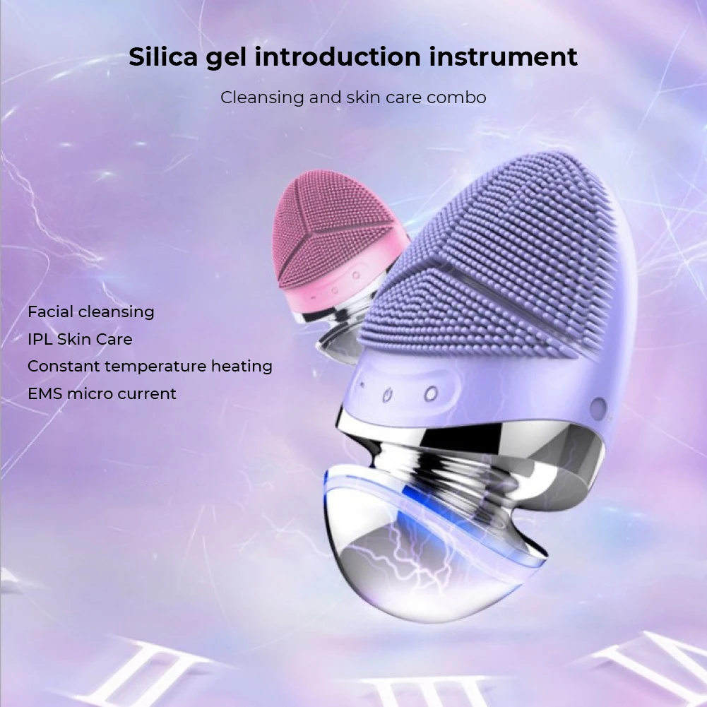 Rechargeable Silicone Facial Cleanser Electric Facial Cleanser Import Instrument Waterproof Ultrasonic Pore Cleaner
Rechargeable Silicone Facial Cleanser Electric Facial Cleanser Import Instrument Waterproof Ultrasonic Pore Cleaner