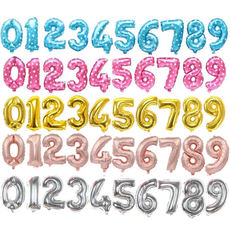16 32 40 inch rose gold silver blue pink number foil balloons wedding event christmas halloween festival birthday party B10-62
16 32 40 inch rose gold silver blue pink number foil balloons wedding event christmas halloween festival birthday party B10-62
