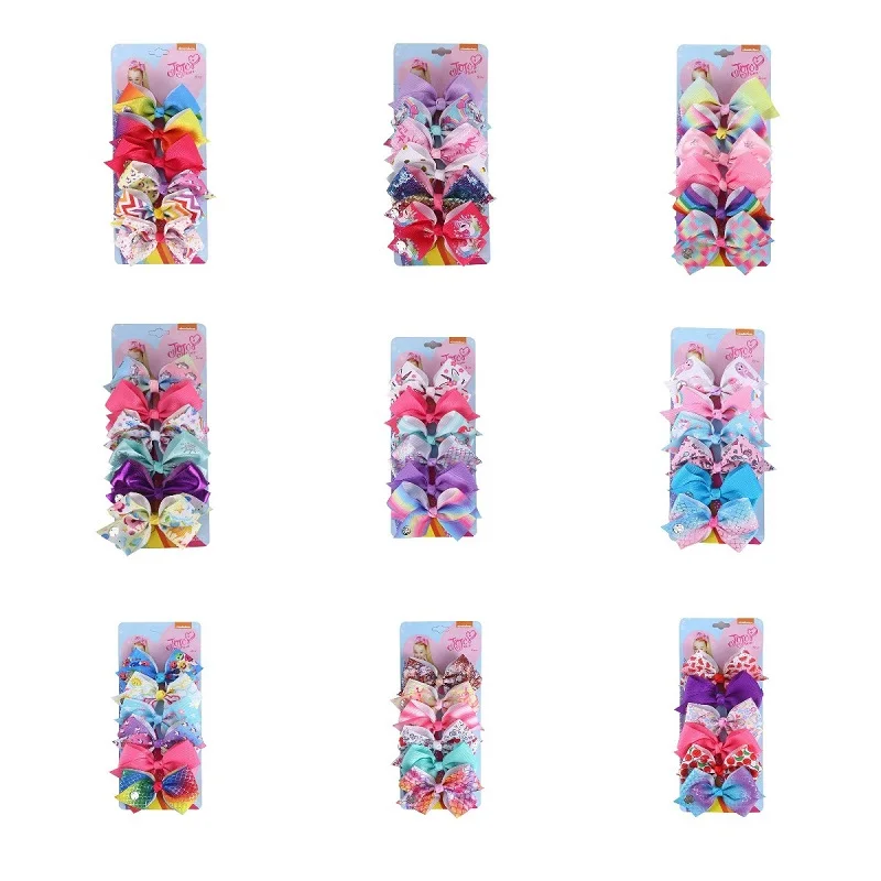 Wholesale 6 Pieces/Set JOJO Siwa Hair Bows Printed Unicorn JOJO Clip Handmade Hair Bow With Clip Hairgrips Hair Accessories
Wholesale 6 Pieces/Set JOJO Siwa Hair Bows Printed Unicorn JOJO Clip Handmade Hair Bow With Clip Hairgrips Hair Accessories