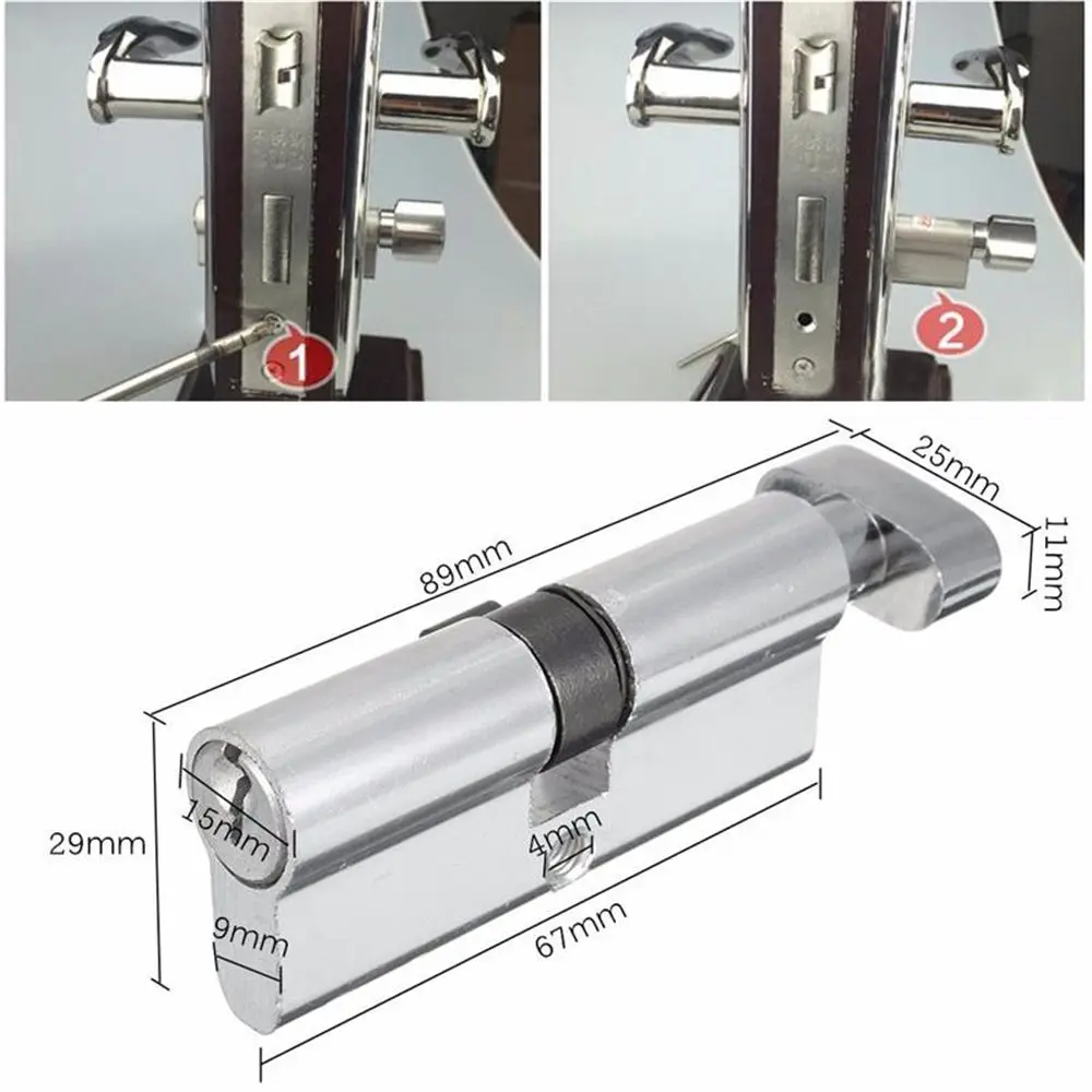 New X70 Aluminum Lock Core Interior Door Lock Accessories Cylinder Hardware Indoor Aluminum Home Security Door Lock With 3 Keys
New X70 Aluminum Lock Core Interior Door Lock Accessories Cylinder Hardware Indoor Aluminum Home Security Door Lock With 3 Keys
